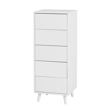 ตู้ลิ้นชัก 5 ลิ้นชัก FURDINI VIVO 40 ซม. สีขาว_0