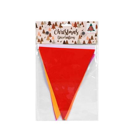 ของตกแต่ง ธงสามเหลี่ยม SIAMXMAS 3 เมตร หลากสี_3