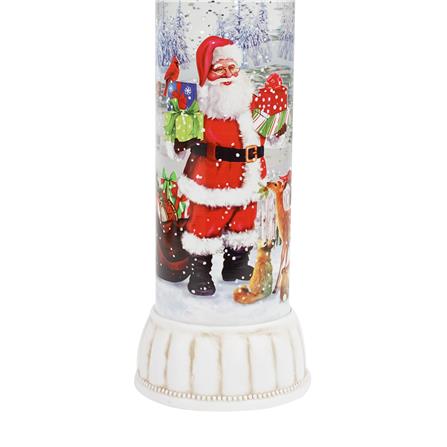 ของตกแต่งกล่องดนตรี SNAZZ SANTA BOTTLE 9.5x37.5 ซม. สีแดง_4