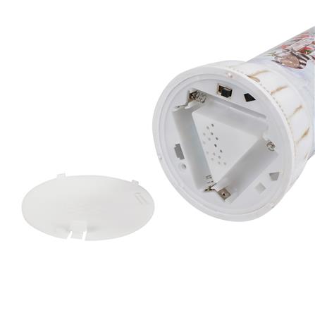 ของตกแต่งกล่องดนตรี SNAZZ SANTA BOTTLE 9.5x37.5 ซม. สีแดง_5