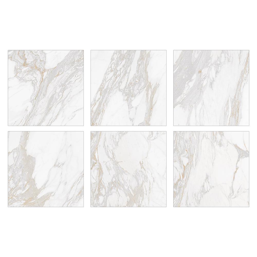 กระเบื้องพื้นพอร์ซเลน 60x60 ซม. COTTO คาลาคัตตา ขาว ซาติน PM 1.44 ตร.ม.