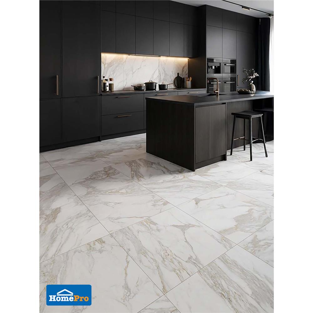 กระเบื้องพื้นพอร์ซเลน 60x60 ซม. COTTO คาลาคัตตา ขาว ซาติน PM 1.44 ตร.ม.