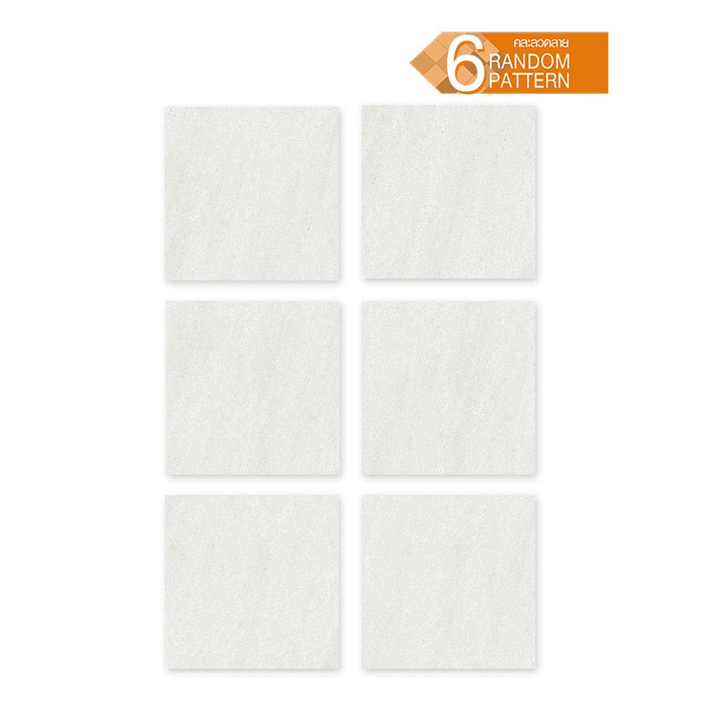 กระเบื้องพื้นพอร์ซเลน 60x60 ซม. COTTO อาเวลลิโน่ เทาอ่อน PM 1.44 ตร.ม.