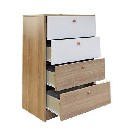 ตู้ลิ้นชัก 4 ลิ้นชัก FURDINI KEPT 60 ซม. สี NATURAL OAK/ขาว_2