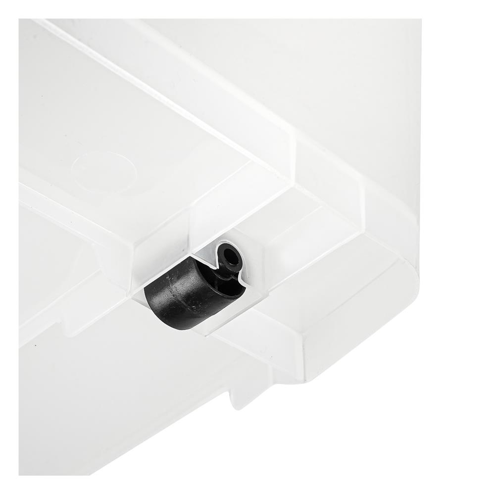 กล่องเก็บของ STACKO BULK 48 ลิตร สีขาว/ใส