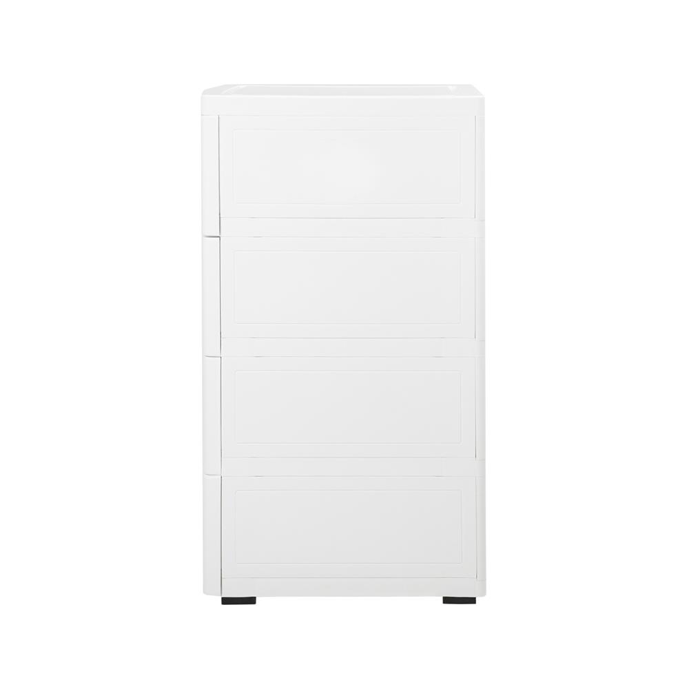 ตู้ลิ้นชัก 4 ชั้น STACKO JUNO 43x43.5x76.3 ซม. สีขาว