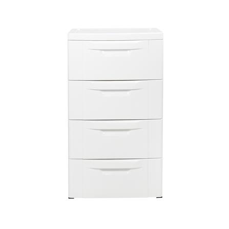 ตู้ลิ้นชัก 4 ชั้น STACKO JUNO 43x43.5x76.3 ซม. สีขาว_2