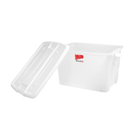 กล่องเก็บของ STACKO BULK 75 ลิตร สีขาว/ใส_2