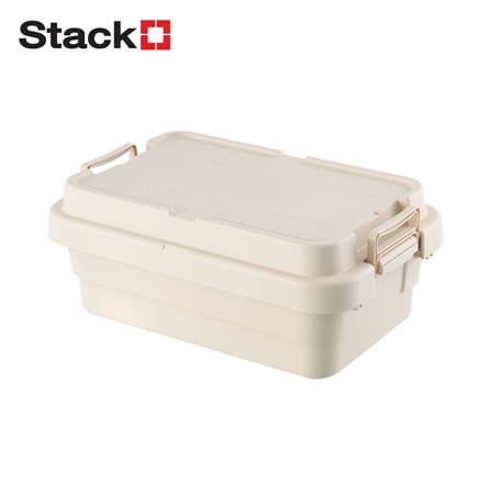 กล่องจัดเก็บท้ายรถ 30 ลิตร STACKO GLAM 60x39x24.5 ซม. สีเบจ_0