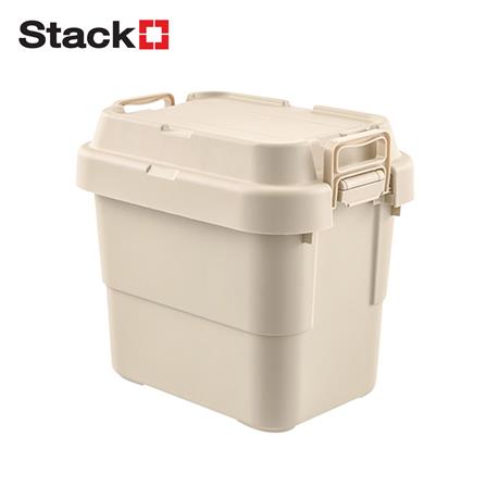 กล่องจัดเก็บท้ายรถ 22 ลิตร STACKO GLAM 39x29.5x36 ซม. สีเบจ_0