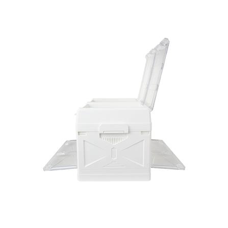 กล่องเก็บของพับได้ STACKO GLAM SIZE L 63x40.5x39 ซม. สีขาว_2