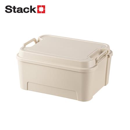 กล่องหูหิ้ว STACKO GLAM 9 ลิตร 33.5x26x17 ซม. สีเบจ_0