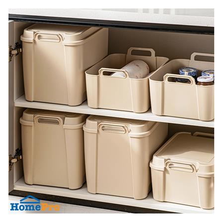 กล่องหูหิ้ว STACKO GLAM 9 ลิตร 33.5x26x17 ซม. สีเบจ_1