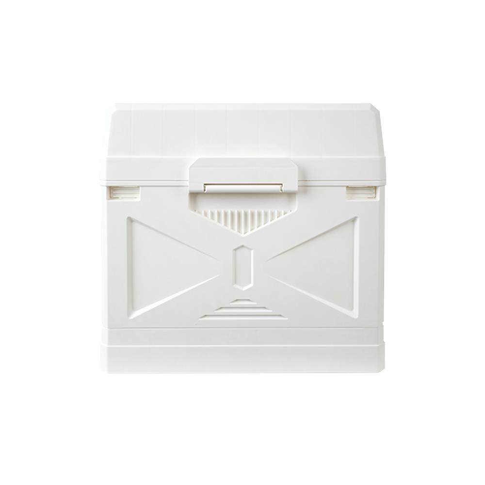 กล่องเก็บของพับได้ STACKO GLAM SIZE M 54x34.5x34.5 ซม. สีขาว