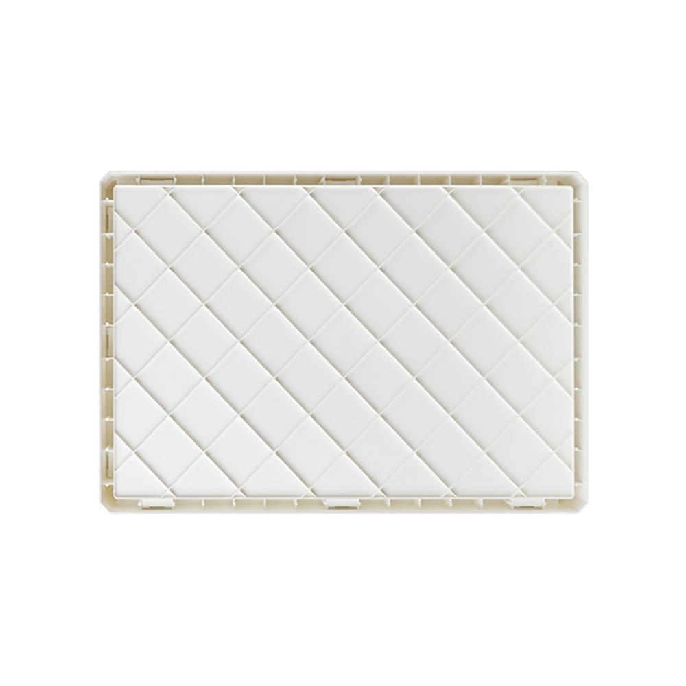 กล่องเก็บของพับได้ STACKO GLAM SIZE M 54x34.5x34.5 ซม. สีขาว