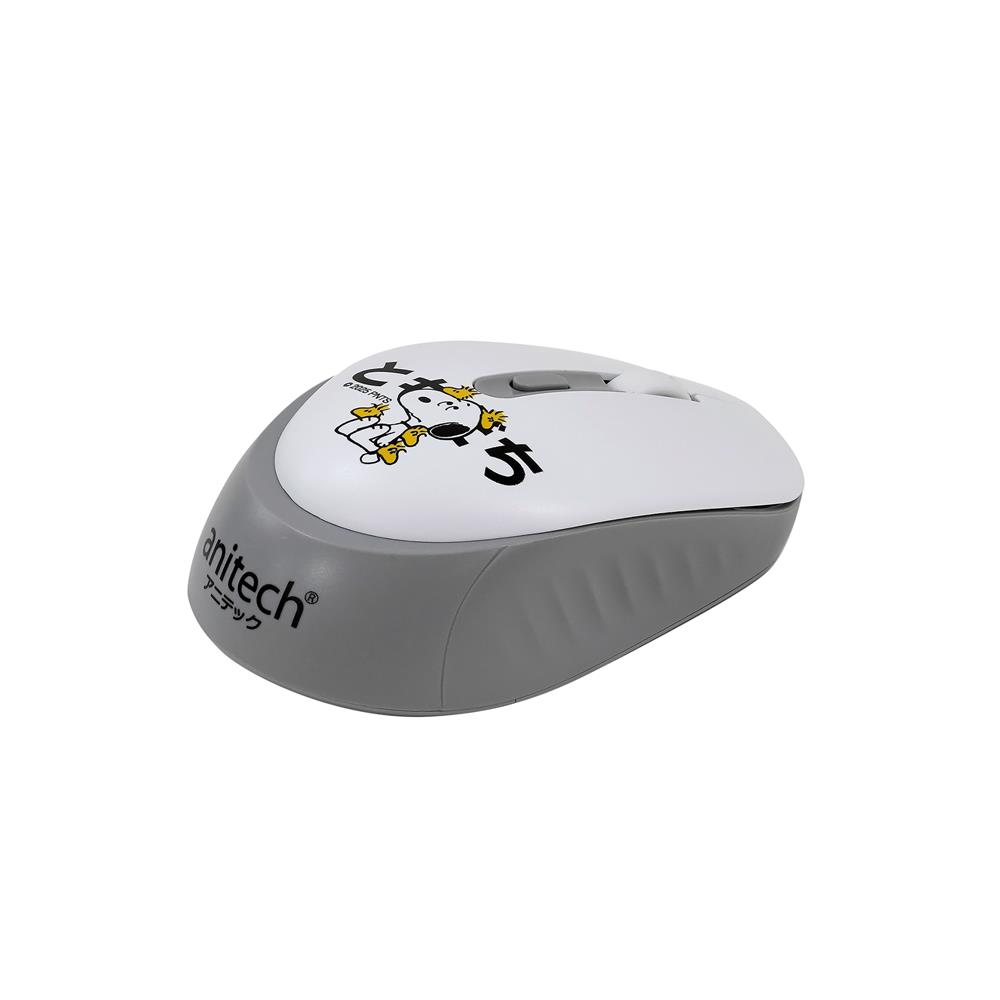 เมาส์ไร้สาย ANITECH SNOOPY W240 สีเทา