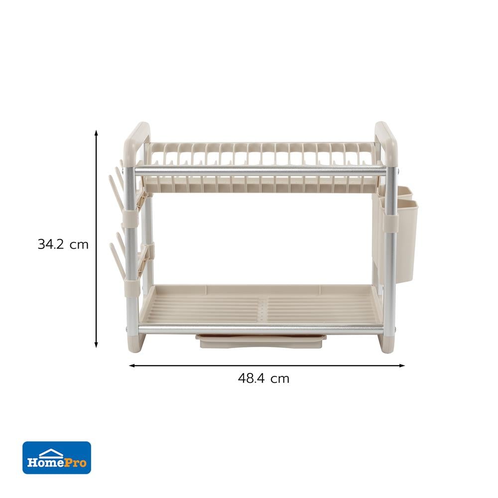 ชั้นคว่ำจานอะลูมิเนียม 2 ชั้น KECH NOAR