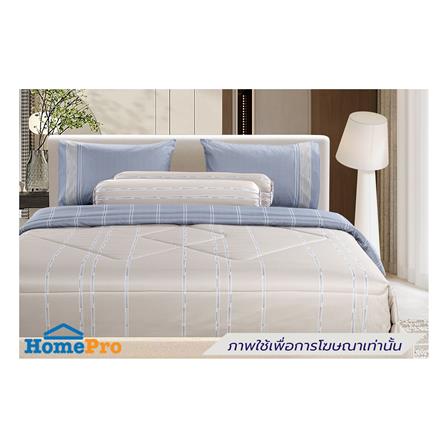 ชุดผ้าปูที่นอน 5 ฟุต (ชุด 6 ชิ้น) STEVENS PURE COTTON MT45_0