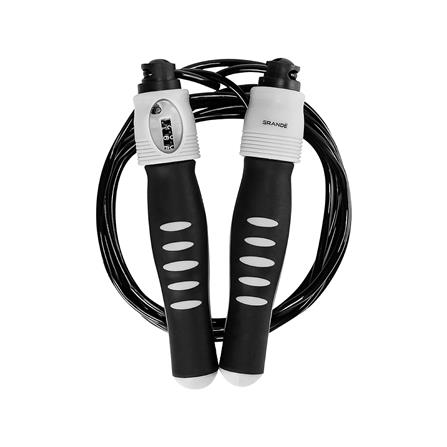 เชือกกระโดดนับครั้งได้ GRANDE สีดำ/เทา_0