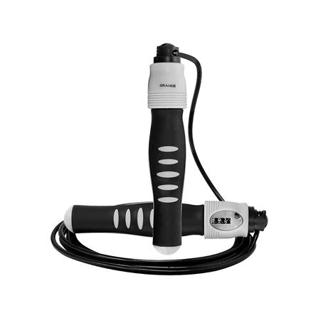 เชือกกระโดดนับครั้งได้ GRANDE สีดำ/เทา_1