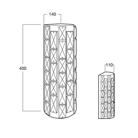 ไฟกิ่งภายใน LUMAX 01-03165 สีเงิน/ใส 4 หัว_2