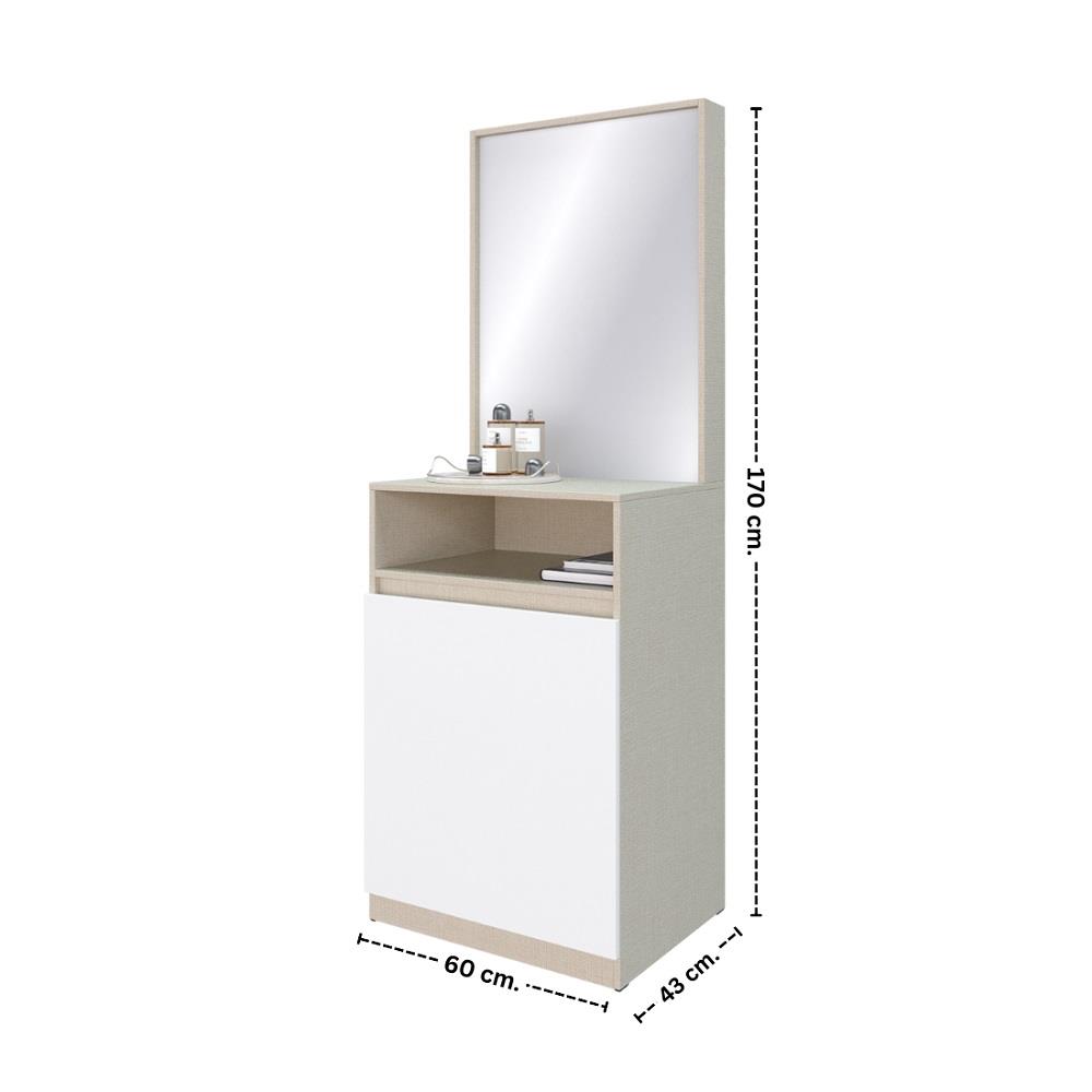 ชุดห้องนอน 6 ฟุต KONCEPT HOLLYN 59060716 สีไอโวรี่ลินิน