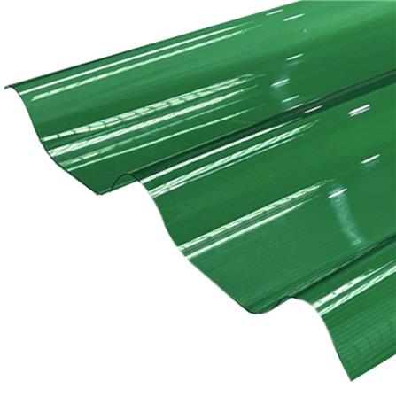 แผ่นโปร่งแสง ลอนคู่ ผิวเรียบ SUNSHIELD 1.2 มม. 0.51x1.2 ม. สีเขียว_0