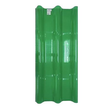 แผ่นโปร่งแสง ลอนคู่ ผิวเรียบ SUNSHIELD 1.2 มม. 0.51x1.2 ม. สีเขียว_2