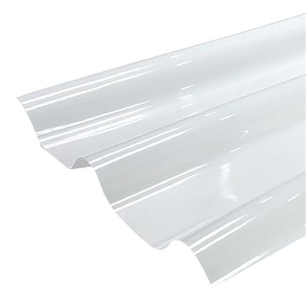 แผ่นโปร่งแสง ลอนคู่ ผิวเรียบ SUNSHIELD 1.2 มม. 0.51x1.2 ม. สีขาว_0