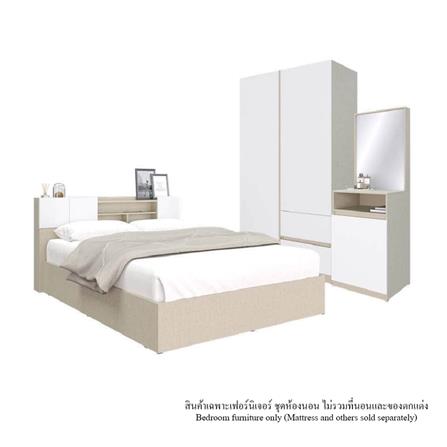 ชุดห้องนอน 5 ฟุต KONCEPT HOLLYN 59060715 สีไอโวรี่ลินิน_0