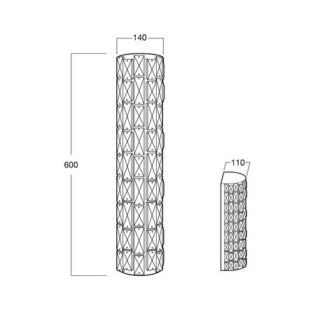 ไฟกิ่งภายใน LUMAX 01-03164 สีเงิน/ใส 6 หัว_2