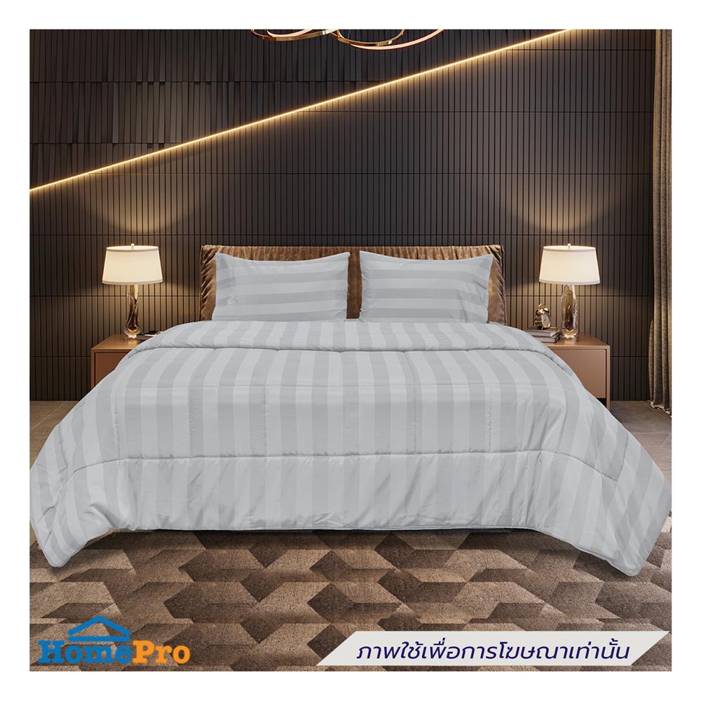 ชุดผ้าปูที่นอน 6 ฟุต (ชุด 6 ชิ้น) PICASSO TENCEL JASMINE สี GREY