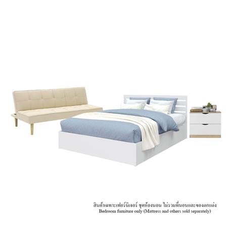 ชุดห้องนอน 5 ฟุต KONCEPT HAVE 59064087 สีขาว_0