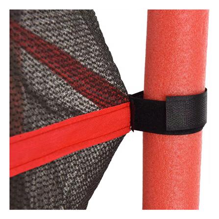 แทรมโพลีนพร้อมตาข่าย GRANDE JJM37 สีดำ/แดง_2