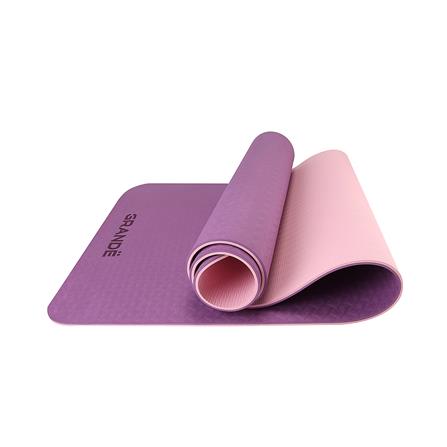 เสื่อโยคะ GRANDE TPE สีชมพู/ม่วง_0