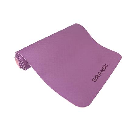 เสื่อโยคะ GRANDE TPE สีชมพู/ม่วง_3