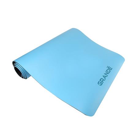 เสื่อโยคะ GRANDE PU TPE สีฟ้า/ดำ_3