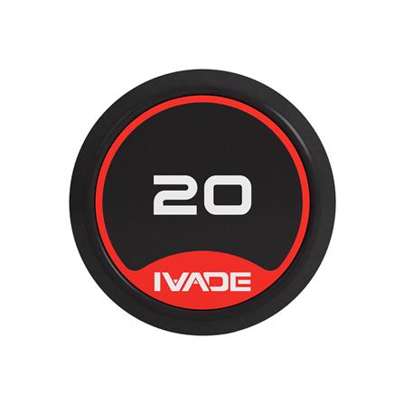 บาร์เบลแกนหยักหุ้มยาง IVADE 20 กก. (1 ชิ้น)_5