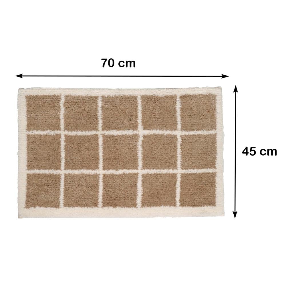 พรม HOME LIVING STYLE GRITT 45x70 ซม. สีน้ำตาล