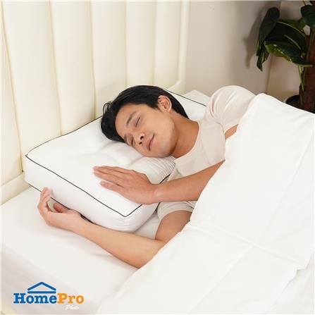 หมอนสุขภาพ ใยสังเคราะห์ HOME LIVING STYLE EASY 15x24 นิ้ว สีขาว_5