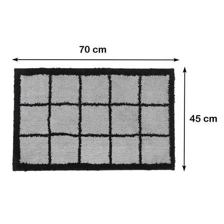 พรม HOME LIVING STYLE GRITT 45x70 ซม. สีเทา_8