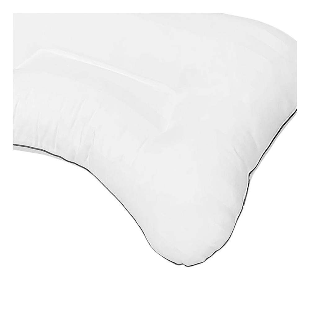 หมอนสุขภาพ ใยสังเคราะห์ HOME LIVING STYLE CURVE 18x28 นิ้ว สีขาว