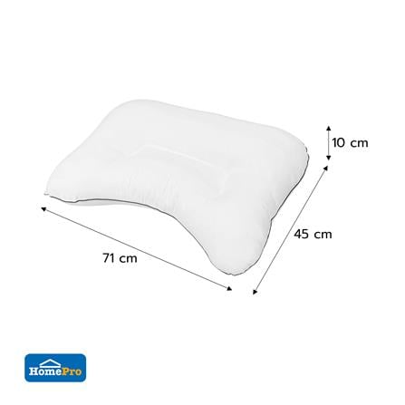 หมอนสุขภาพ HOME LIVING STYLE CURVE 18x28 นิ้ว สีขาว_3