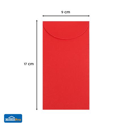 ซองอั่งเปา SNAZZ 17x9 ซม. สีแดง (แพ็ก 6 ชิ้น)_4