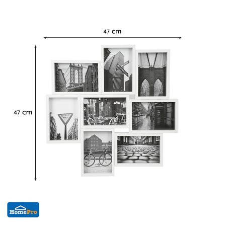 กรอบรูป 8 ช่อง SNAZZ STREET สีขาว_4