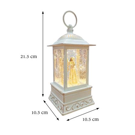 ของตกแต่งกล่องดนตรี SNAZZ ANGLE-L 10.5x21.5 ซม. สีขาว_3