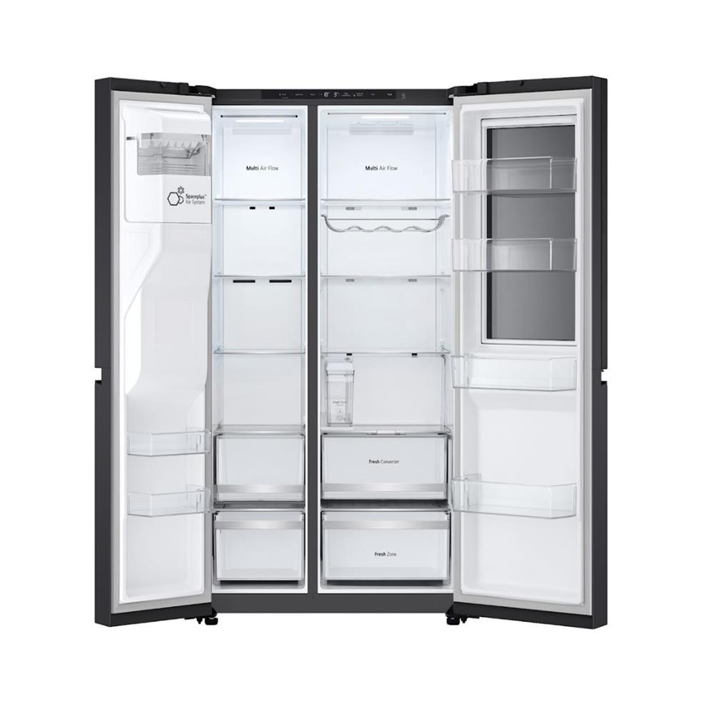 ตู้เย็น SIDE BY SIDE LG GC-X257EQBP.AEPPLMT 22.2 คิว สีดำ