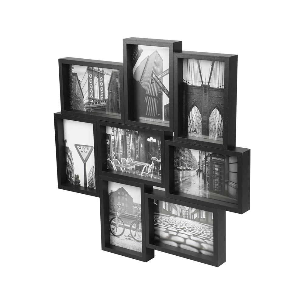 กรอบรูป 8 ช่อง SNAZZ STREET สีดำ