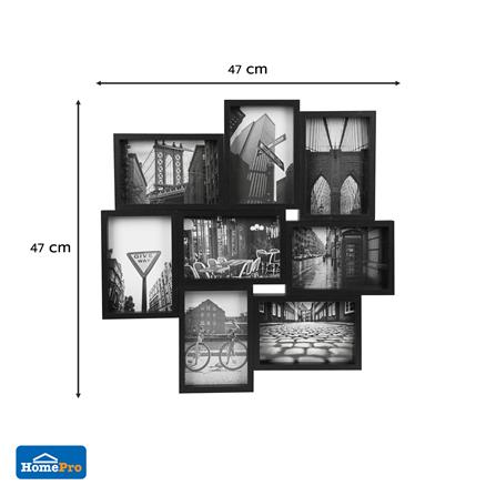 กรอบรูป 8 ช่อง SNAZZ STREET สีดำ_5
