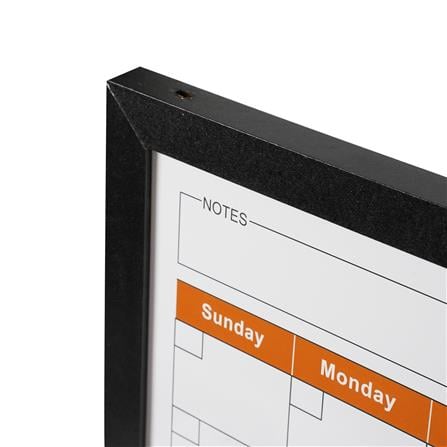 กระดานไวท์บอร์ดไม้ก๊อก SNAZZ CALENDAR 45x35 ซม. สีดำ_4